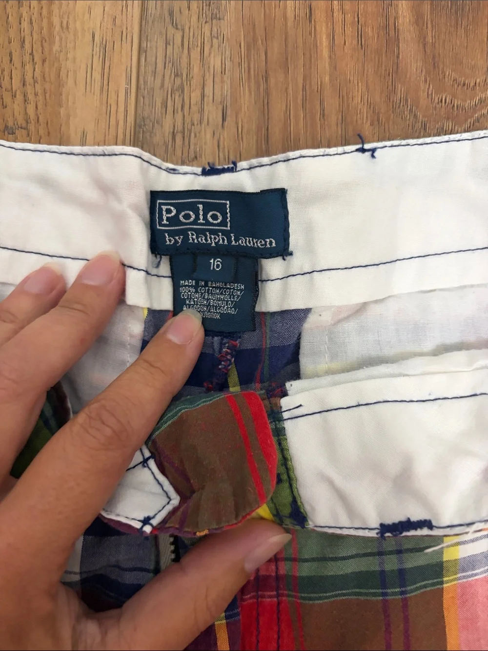 Ralph Lauren bright plaid